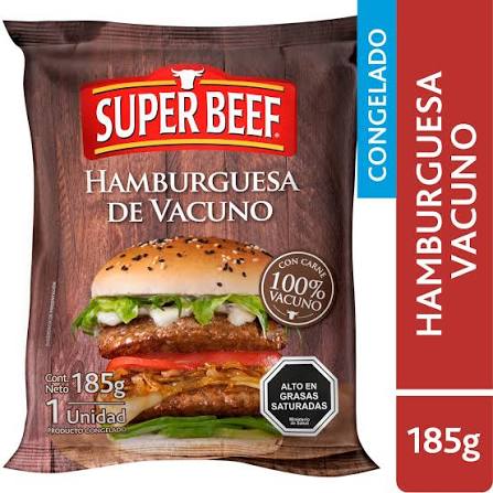 Hamburguesa super beef 185g
