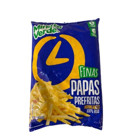 Papas prefritas Minuto Verde 7mm
