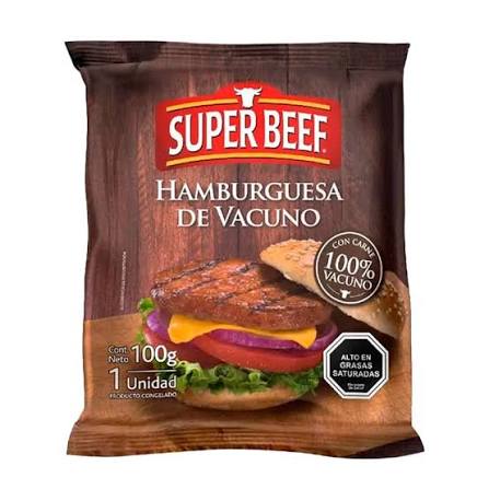 Hamburguesa super beef 100g